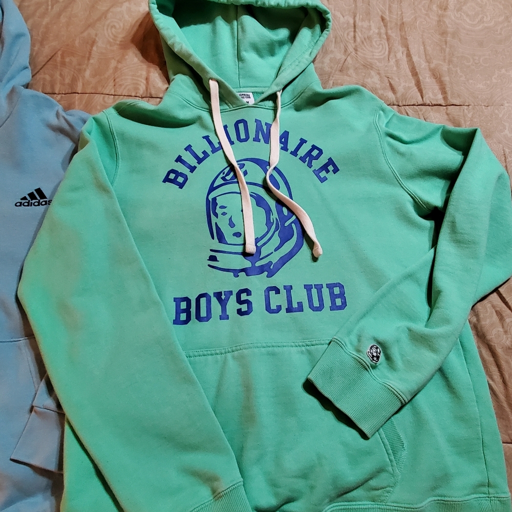 Spring Teens Mens Hoodie Lot of 2, Billionaire Boys and Adidas from Nordstrom